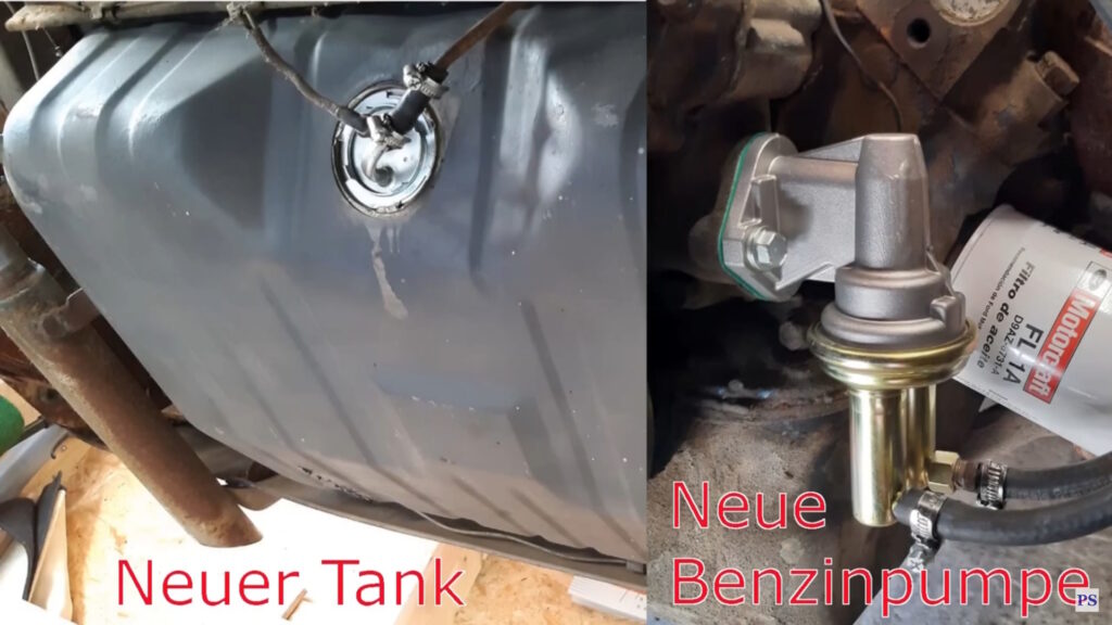 Tank und Benzinpumpe wechseln / ersetzen