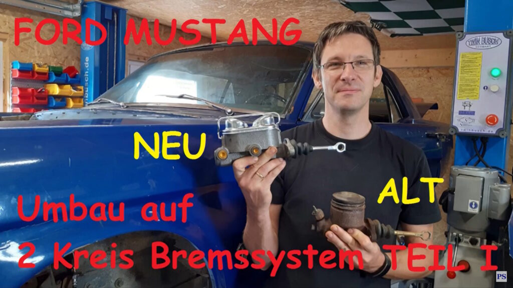Bremse Teil 1 – Umbau auf 2 Kreis Bremssystem – Hauptbremszylinder wechseln / tauschen