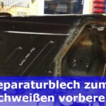 Karosseriearbeiten Teil 3: Reparaturblech vorbereiten zum Lochpunktschweißen