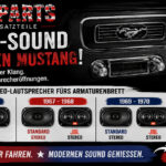 Stereo-Lautsprecher für den Ford Mustang 1964–1970