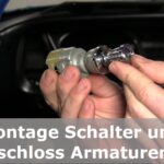 Einbau und Ausbau Zündschloß / Lichtschalter / Wischerschalter im Armaturenbrett